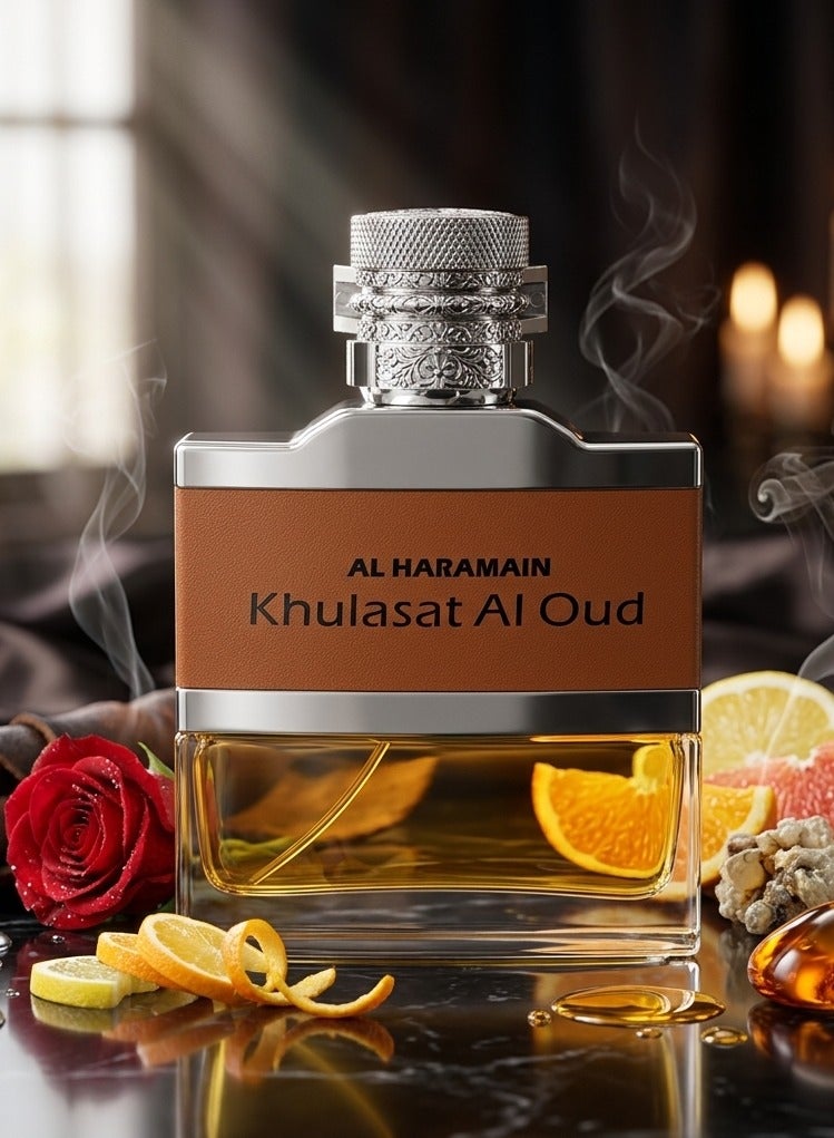 Al Haramain Khulasat Al Oudh Eau de Parfum 100ml - Image 4