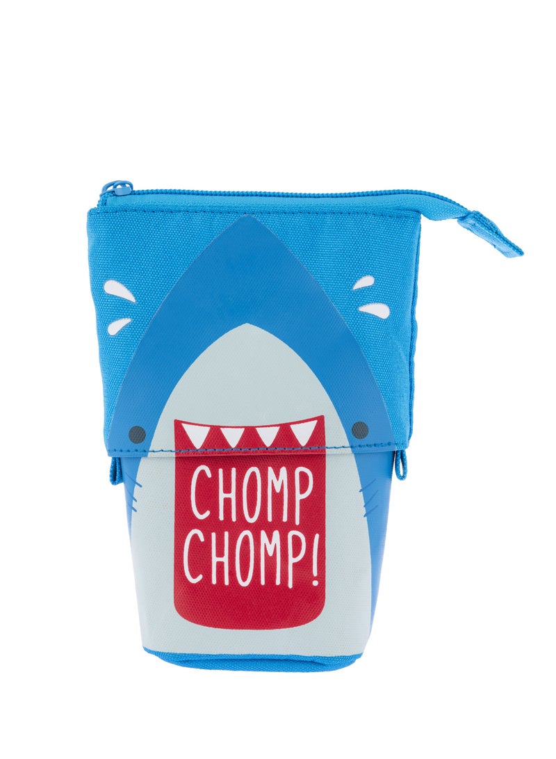 Stephen Joseph Kids Pop Up Pencil Pouch - Shark - Image 1