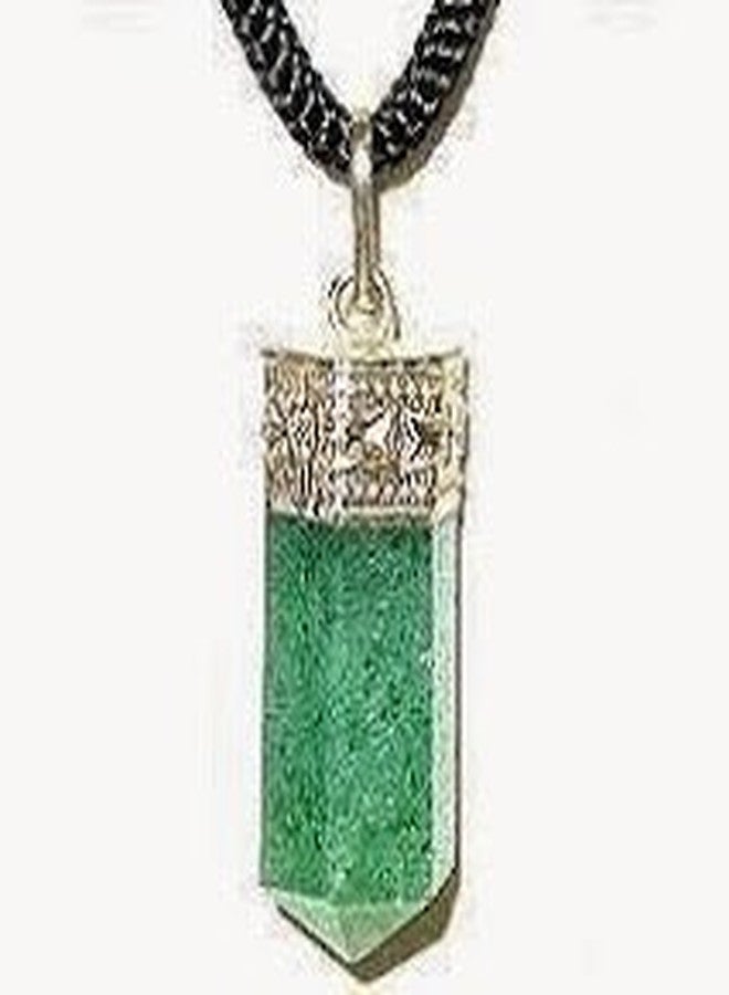 Astroghar Natural Green Aventurine Crystal Pendant for Men & Women - Image 2