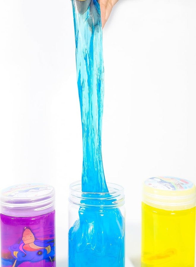 Zesto Slime (Pack of 4) Unicorn Theme Multicolor Scented with Toys Inside Jar | DIY Kit for Boys, Girls, Kids 3 to 10 Years (500 gm) | Birthday Return Gift for Children | Soft Stretchy Toy - Unicorn - Image 2