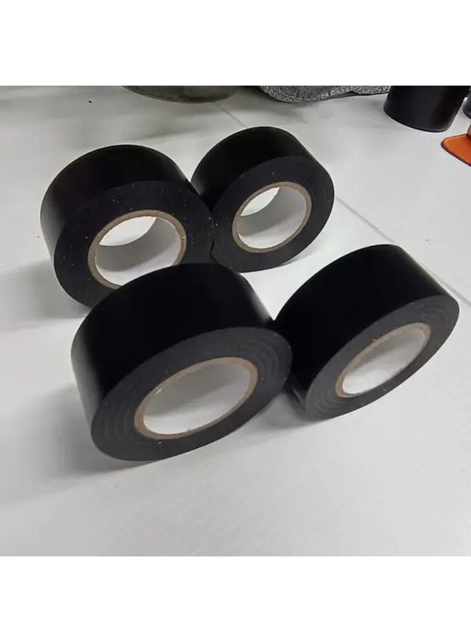 Black Electrical Tape 4 Rolls 0 98in X 32 8ft Industrial Grade Waterproof High Temperature Resistant - Image 3