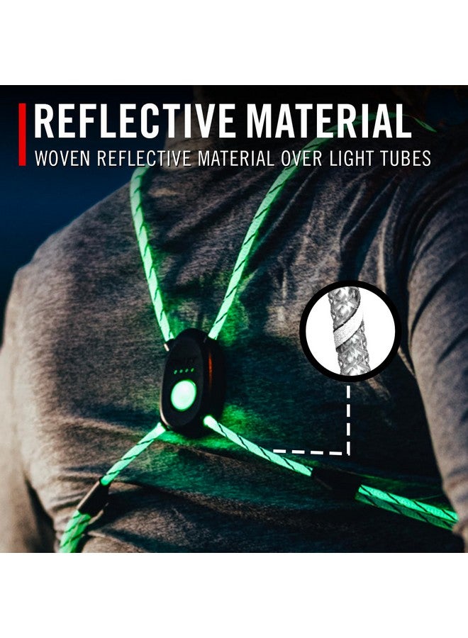 Coast Lh150 Rechargeable Led Hi Vis Lighted Vest 6+ Color Modes Reflective Ultralight One Size Fits Most - Image 4