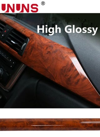 Car PVC Wrap,Brown Roll Sticker Car Body Films,Self Adhesive Film Fit for Cars Auto Replacement Parts DIY Sticker,30x150cm - view 2