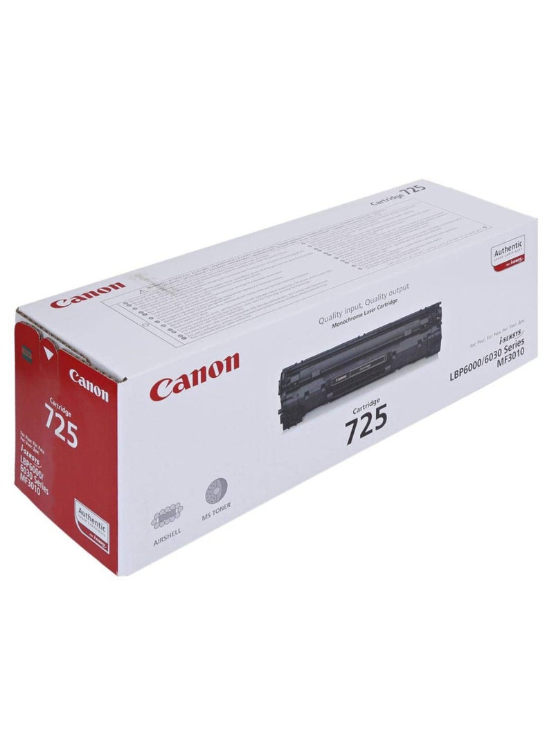 Canon 725 Monochrome Laser Cartridge Black - Image 2