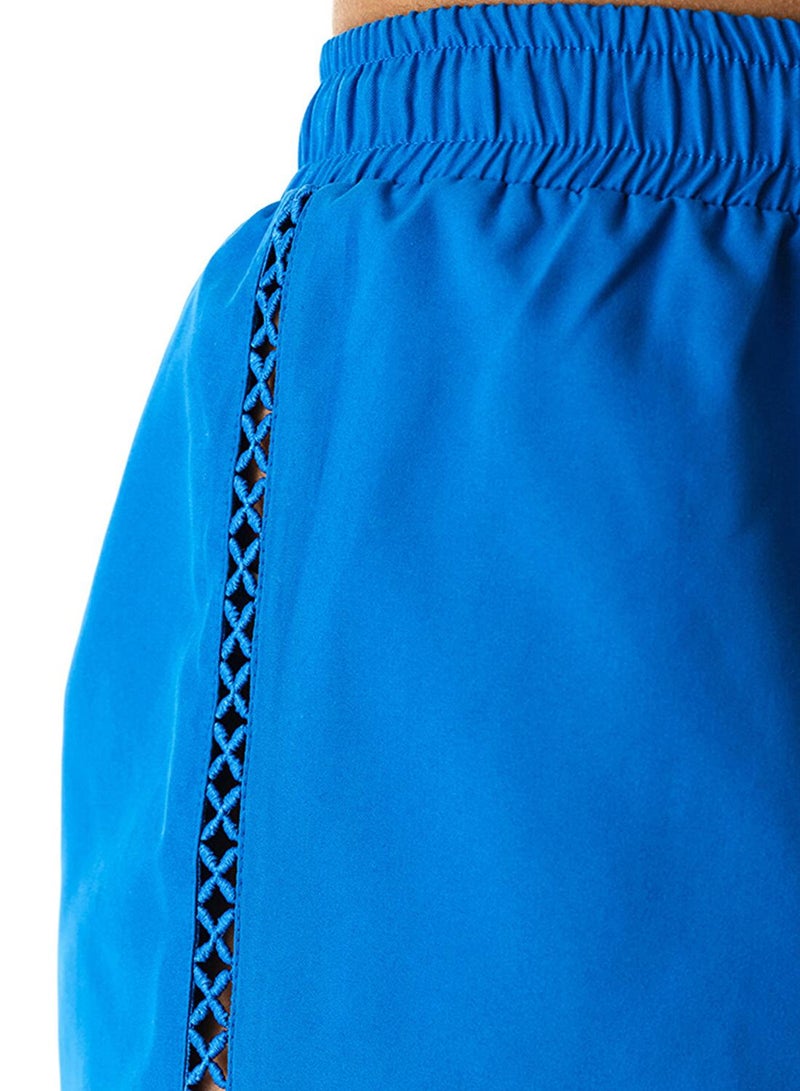 Penti Women's Quick-Dry Beach Trim Swim Shorts - Blue - Image 3