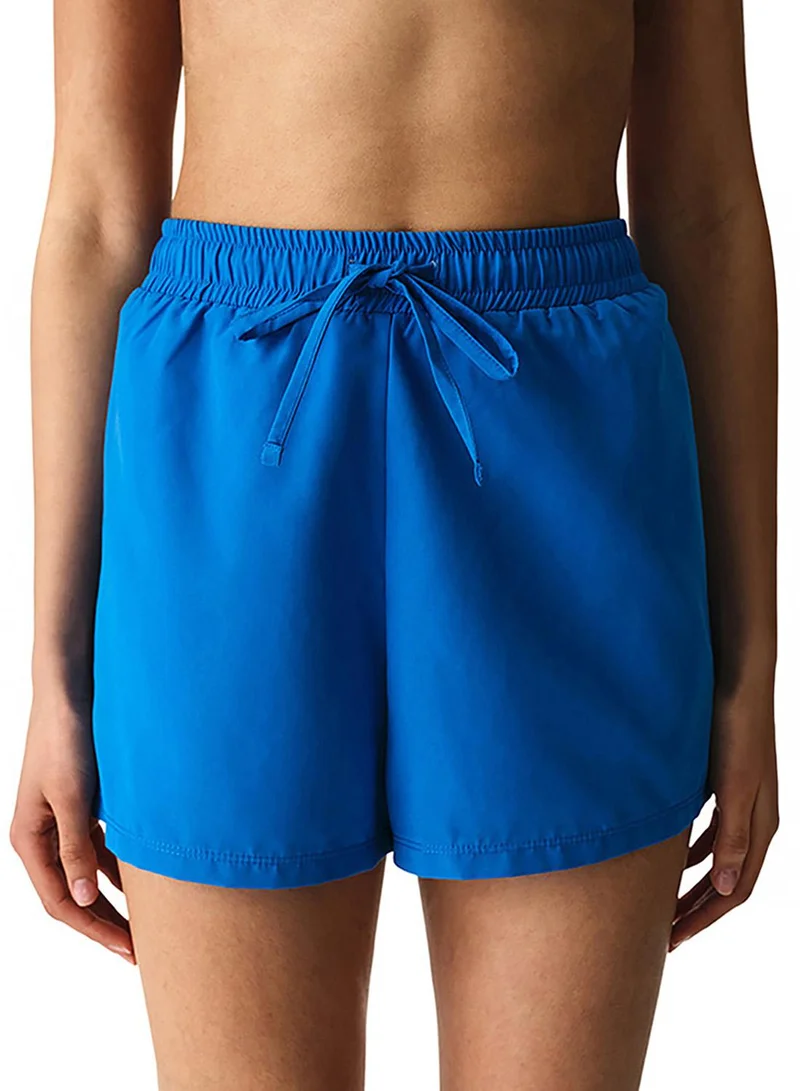 Penti Women's Quick-Dry Beach Trim Swim Shorts - Blue