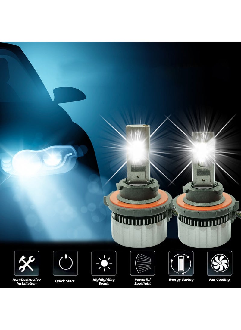 SPIDER - SPIDER PLUS 550000 High Lumen H13 Car Headlight Bulb - LED 95000LM SP150 W150 Canbus Ready - Image 1