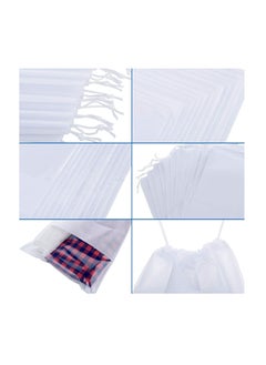 Excefore 12 Pieces Travel Shoe Storage Bag Non-Woven Storage Bag Portable Shoes Pouch with Transparent Window for Daily and Travel Use  - Image 5