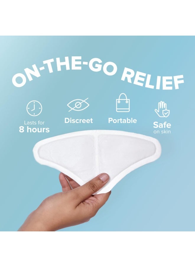 Nua Ultra Thin Rash Free Leak Proof 12Xl + 20L + 18R Sanitary Pad & Cramp Comfort (3 Heat Patches) Combo | Higher Absorbency | Soft Top Layer | Toxic-Free | 8 Hours Pain Relief, Women - Image 3