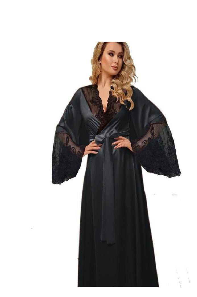 Women's satin robe