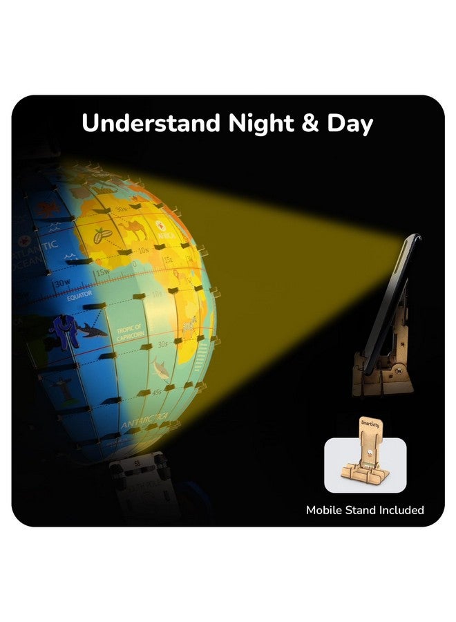 سمارتيفيتي لعبة Smartivity Globe Explorer I، لعبة الواقع المعزز للأطفال من سن 8 إلى 14 عامًا | أكثر من 1000 معلومة عن الحيوانات والمعالم والأماكن وغيرها | هدية عيد ميلاد للأولاد والبنات | لعبة تعليمية علمية للأطفال من صنعك في مجالات العلوم والتكنولوجيا والهندسة والرياضيات - Image 4