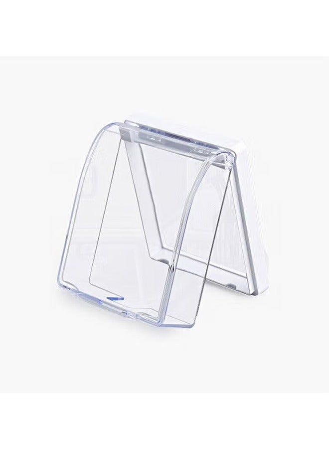 HY Power Box Universal Baby Safety Outlet Cover Outdoor Wall Light Switch Large Plug Cover For Agritainment Transparent Durable Electric Shock Proof Socket Waterproof Cover For Bath Toilet Wall - Image 1