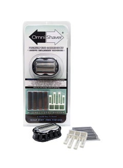 Premium Omnishaver with Cartridge Kit  The Fastest Way to Shave Head Legs Arms Bodyan Alternative to Disposable Shaving Razors Self Cleans  Strops During Use with Durable BladeBald Head Shaver