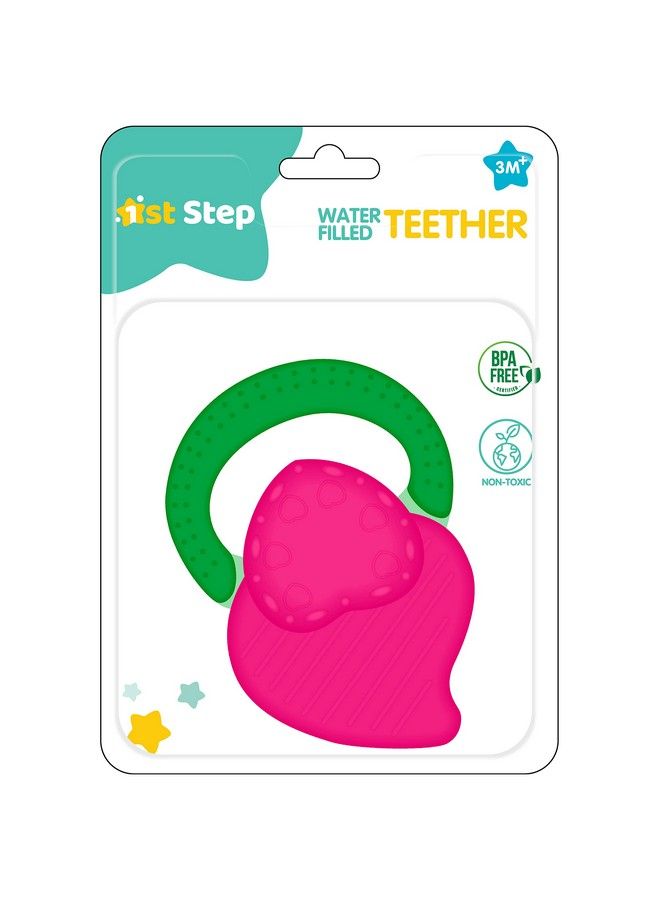 1st Step Bpa Free Fruit Shaped Water Filled Teether (Berry) - Image 1