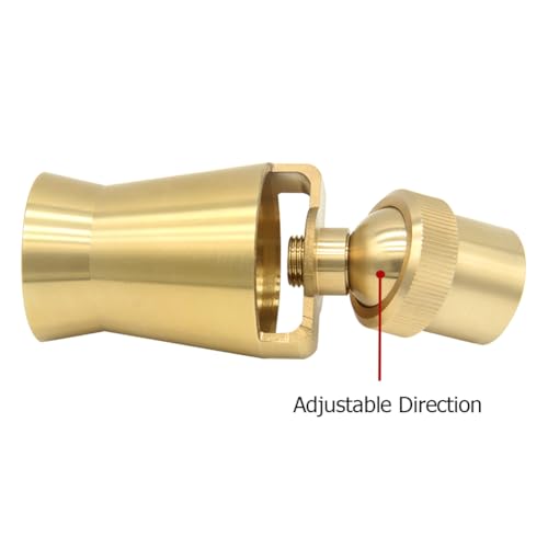 Hooshing Brass Fountain Nozzle Spray 1" DN25 Internal Thread Ice Tower Sprinkler Head for Park Museum Library Fountain Pond - Image 4