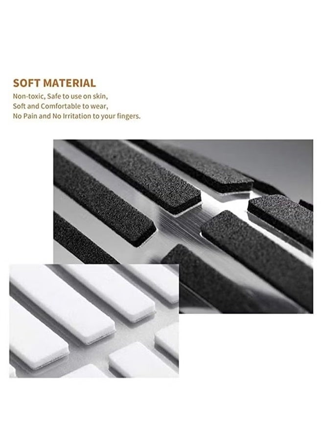 YJ Invisible Ring Size Regulator 3 Loose Rings for Fixing Ring Size for Wide Ring, Jewelry Ring Guard Smaller Gasket Loose Ring Tightener Ring Multi Size Ring Size, Black, Grey, White - Image 2