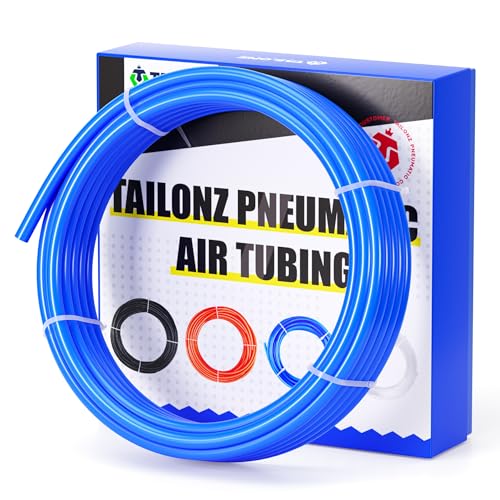 TAILONZ PNEUMATIC Blue 1/2 Inch OD 10 Meters PU Air Tube Pipe Hose Pu Air Hose for Air Line Tubing or Fluid Transfer Tubing - Image 1