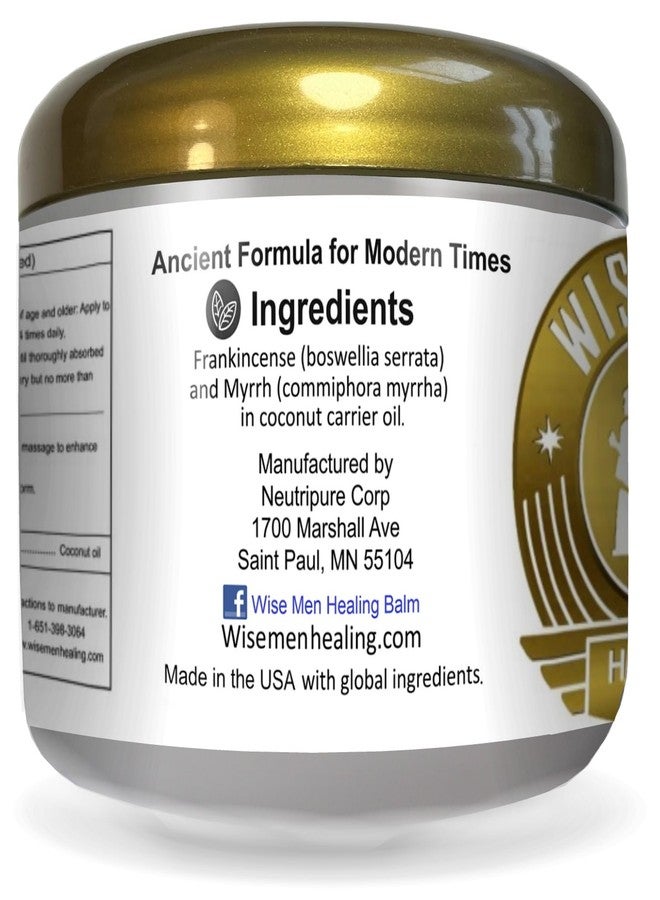 Wise Men Healing Balm with Myrrh and Frankincense Essential Oils for Neuropathy, Sciatica and Nerve Pain Massage and Skin Moisturizing - Image 4