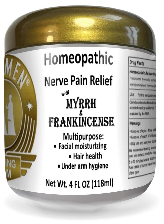 Wise Men Healing Balm with Myrrh and Frankincense Essential Oils for Neuropathy, Sciatica and Nerve Pain Massage and Skin Moisturizing - Image 3