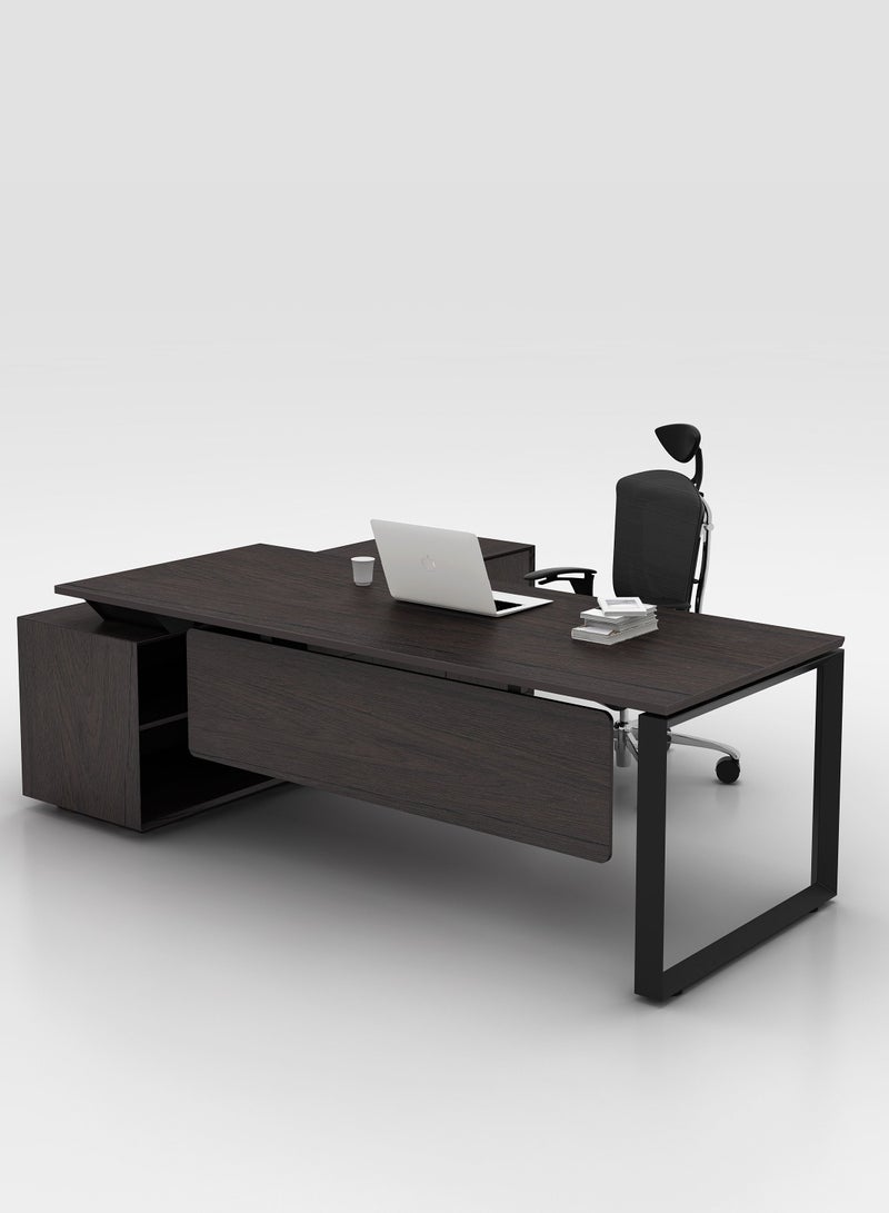 كلوفر مكتب تنفيذي | سلسلة حلقة على شكل حرف L | مكاتب تنفيذية حديثة فاخرة - Image 3