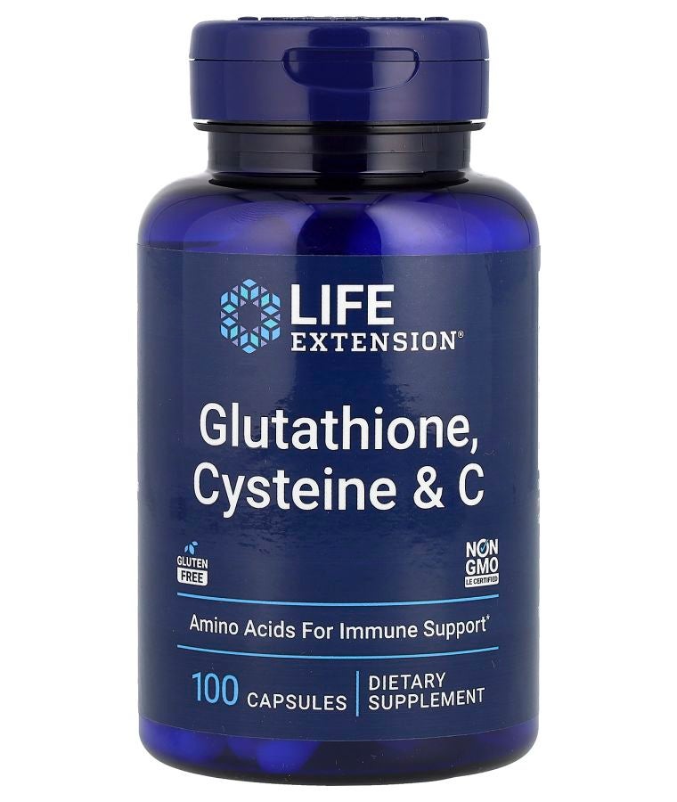 جلوتاثيون سيستين و C 100 كبسولة