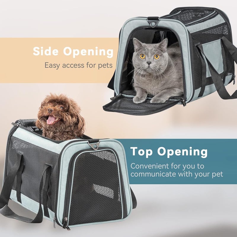 Petsfit Cat and Dog Transport Bag, Foldable Dog Bag, Cat Transport Box, Breathable Dog Carrier, Flight Bag for Pets in the Car, Plane or Train - Image 3
