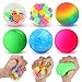 Lemostaar 6 Set Squishy Sensory Stress Squeezing Balls forAdults Best Calming Tool to Relieve Anxiety Vent Mood and Improve Focus Easter Basket Stuffers for Kids Goodie Bag Stuffers - Image 4