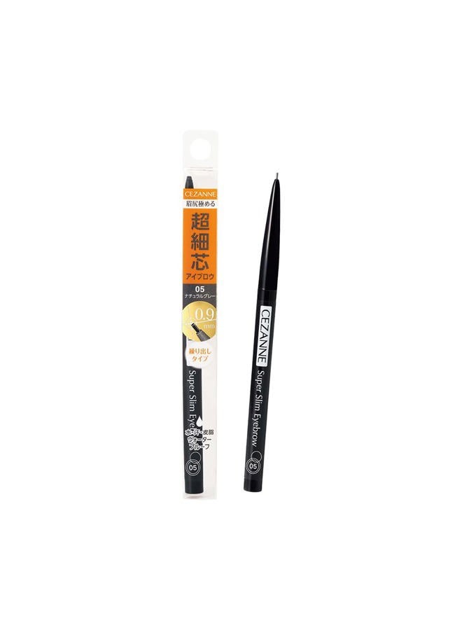 cezanne Ultra Fine Eye Eyebrow 05, Natural Gray, 0.02 g, Eyebrow Spout, Natural Gray, Waterproof - Image 1