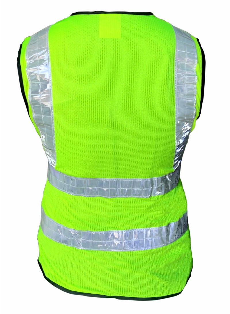 Patron High Quality Reflective Fabric With High Visibility Tape Vest - Image 2