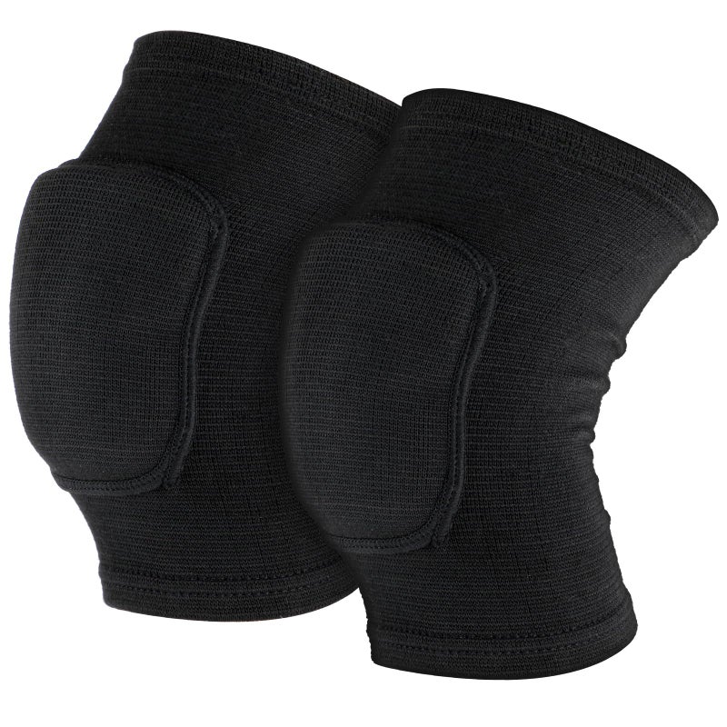 Sibba Kids Knee Pad Breathable Elastic Knee Brace AntiSlip Padded Sponge Knee Protector for Volleyball Dance Running Skating Basketball Football Sports Black - Image 2