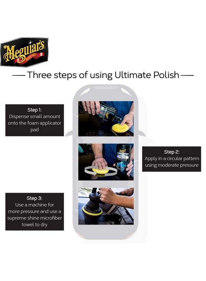 Meguiar's Ultimate High Gloss Finish liquid Polish Pre-Waxing Glaze 473 ml G19216 - Image 4