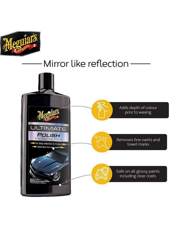 Meguiar's Ultimate High Gloss Finish liquid Polish Pre-Waxing Glaze 473 ml G19216 - Image 3