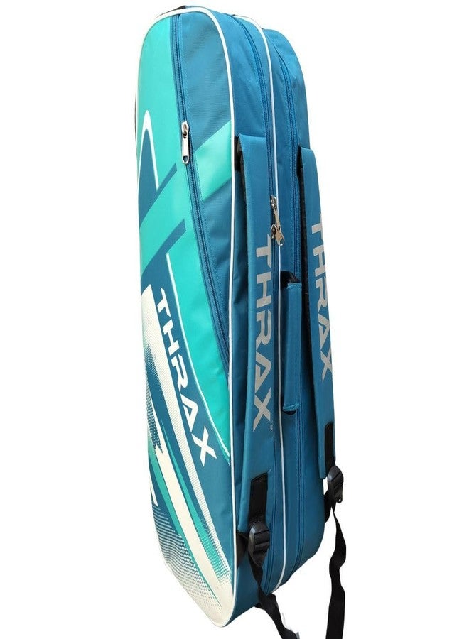 THRAX Titan Elite Badminton Kit Bag Turquoise Blue - Image 4