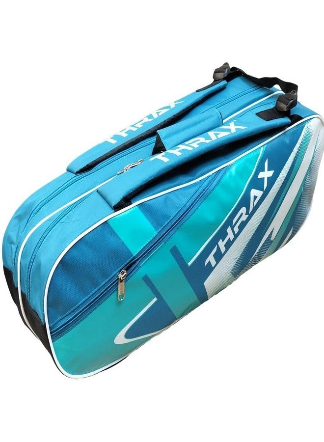 THRAX Titan Elite Badminton Kit Bag Turquoise Blue - Image 2