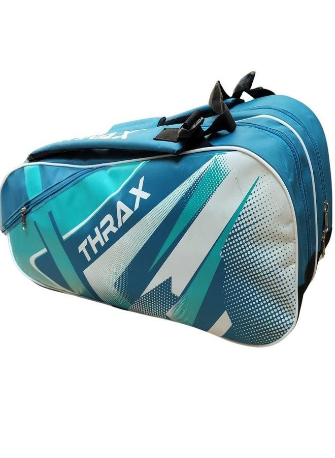THRAX Titan Elite Badminton Kit Bag Turquoise Blue - Image 1