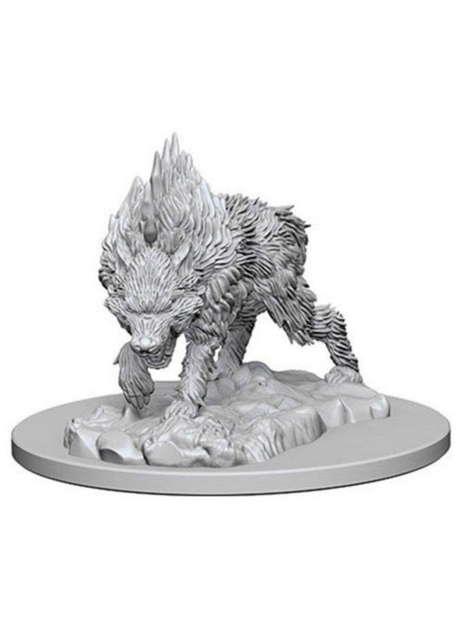 WiZKiDS Pathfinder Deep Cuts Unpainted Miniatures: Wave 4: Dire Wolf - Image 1