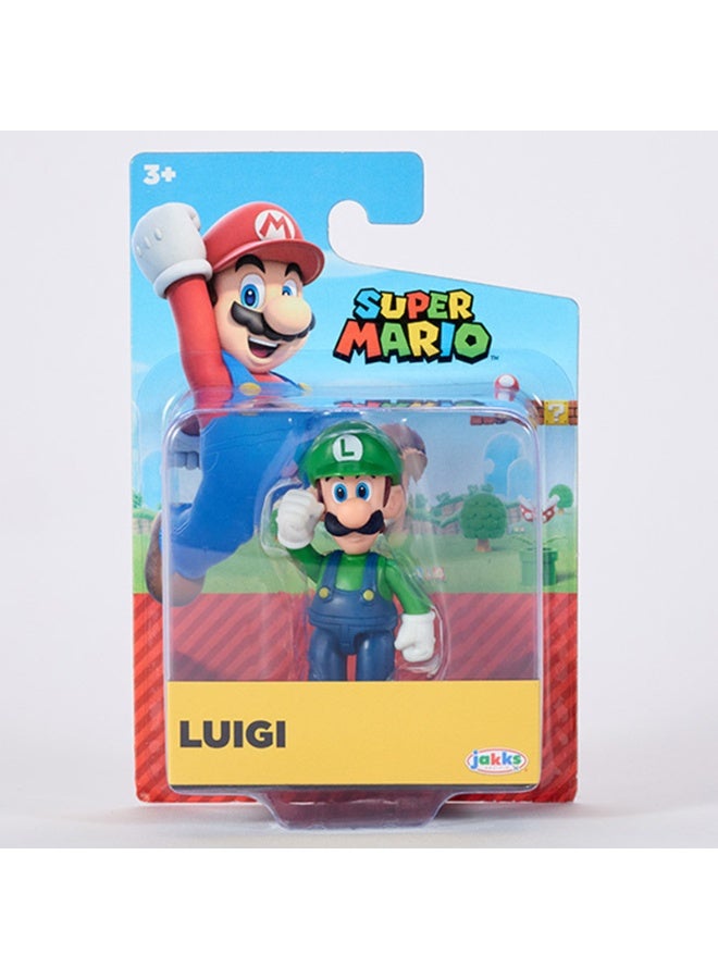 جاكس 2.5-Inch Suoer Mario Series Luigi Character Figure (Approx. 6.5cm Tall) - Image 1