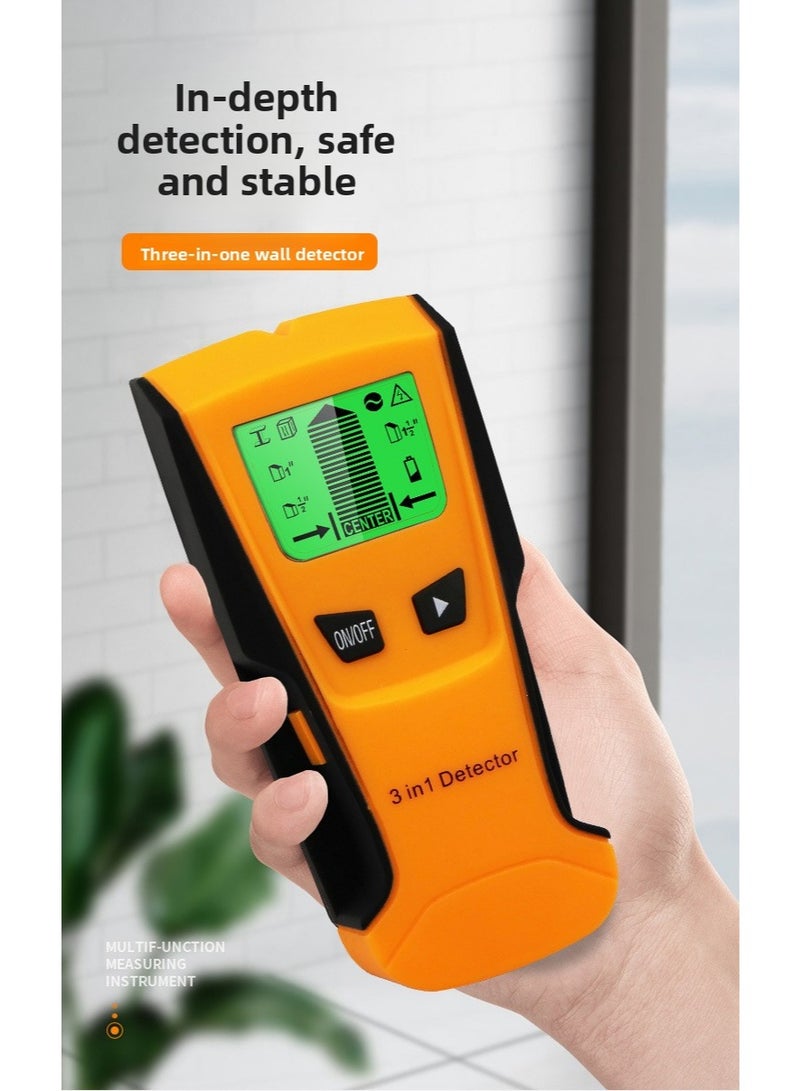 Wall Scanner, Compatible with Home Walls, Multi-Function Stud Detector for Wood, Metal, Electrical Wires, LCD Display, Safe Installation Tool for DIY & Professionals - Image 2