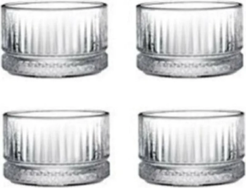 Paşabahçe Elysia Pleasure Set 2 (520014 Elysia Whiskey GLASS + 530038 Elysia Snack Bowl)