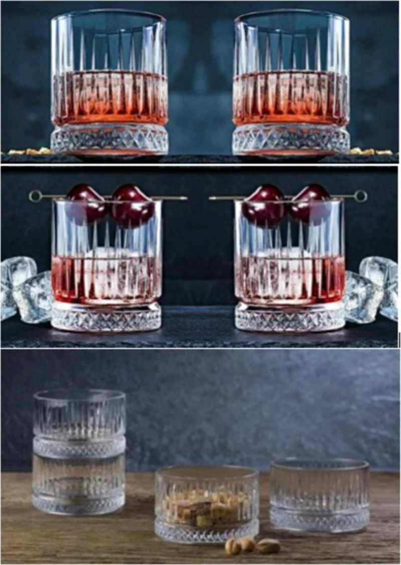 Paşabahçe Elysia Pleasure Set 2 (520014 Elysia Whiskey GLASS + 530038 Elysia Snack Bowl)