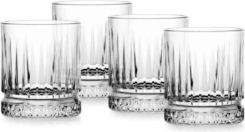 Paşabahçe Elysia Pleasure Set 2 (520014 Elysia Whiskey GLASS + 530038 Elysia Snack Bowl)