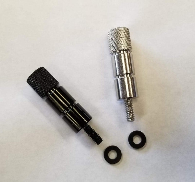Extended Seat Bolt Compatible with Harley Davidson Touring Bikes 100% STAINLESS STEEL (SILVER)