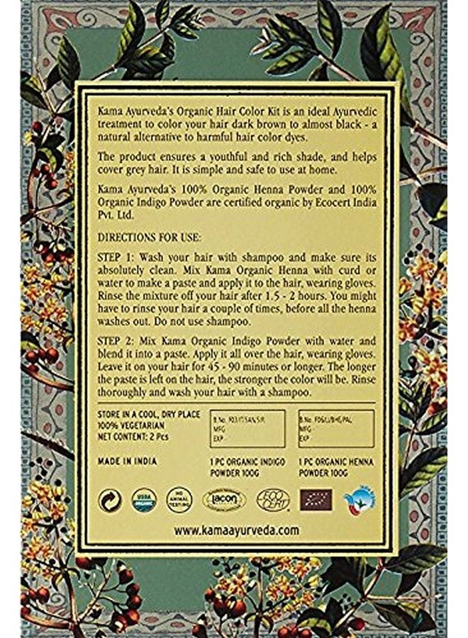 Kama Ayurveda Natural Organic Hair Coloring Kit 200G (Pack Of 2) - Image 3