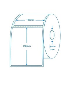 Generic Shipping Label Paper Roll - 500 Thermal Stickers for Thermal Printers 10x15 CM - 4x6 inch A6 (Postal Printers) Compatible with All Shipping Companies  - Image 4