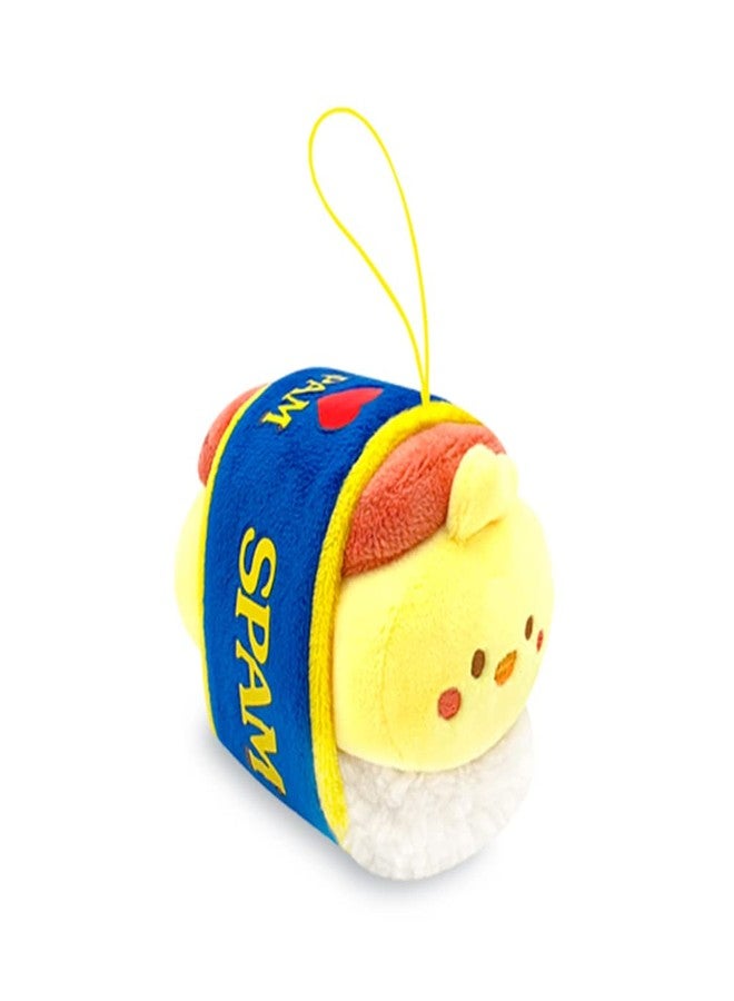Anirollz Stuffed Animal Plush Keychain - Official SPAM Musubi Plush Toy |Soft, Squishy, Warm, Cute, Comfort, Safe| Pillow with Chicken - Birthday Deco Graduation Gift 4" Chickiroll - Image 1