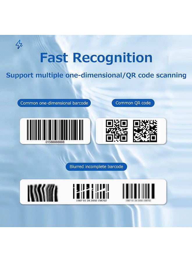 Wearable Ring Type Barcode Scanner USB Wired+2.4G+BT Three-mode Connection Support One-dimensional Barcode/QR Code Scanning  - Image 2