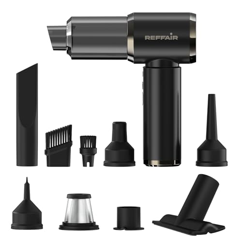 Reffair Cleanjet CX50 Cordless Vacuum Cleaner for Car & Home | 12000 Pa Suction with BLDC Motor | 4-in-1 (Vacuum, Air Blower, Inflator, Deflator) | 4000 mAh Battery, HEPA Filter - Image 1