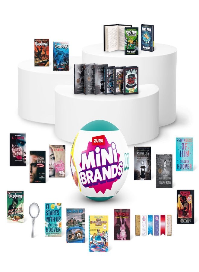 Mini Brands Books Capsule by ZURU Real Miniature Book Brands Collectible Toy, Capsules of 5 Mystery Miniature Books with Real readable Pages and Accessories for Kids, Teens, Adults (Single Capsule) - Image 3
