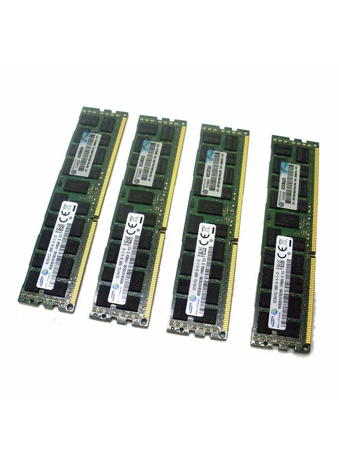 HP مجموعة ذاكرة 32 جيجابايت، DDR3-1333 ميجاهرتز PC3-10600 "4 قطع" AT127A - Image 1