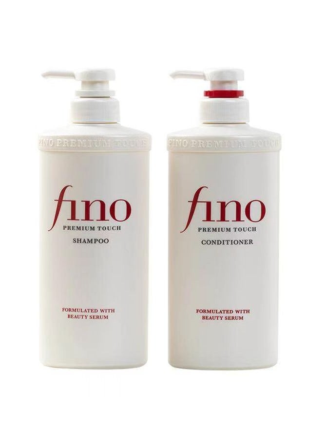 Fino Premium Moist Shampoo and Conditoner 550ml,Pack of 4 - Image 2